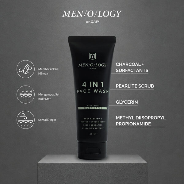 MEN/O/LOGY by ZAP 4 In 1 Face Wash
